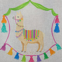 Llama w/Blanket/Tassels