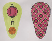 Scissor Case - Chinese Lantern Pink/Green
