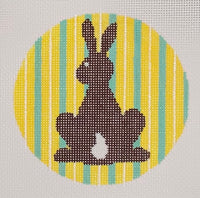 Striped Bunny Round
