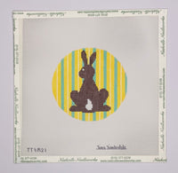 Striped Bunny Round
