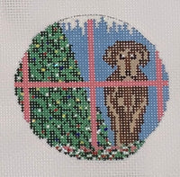 Christmas Dog Round

