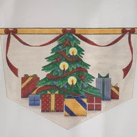 Tree and Presents Stocking Cuff