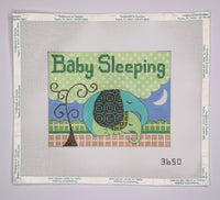 Baby Sleeping - Mama and Baby Elephant
