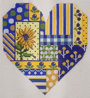 Blue & Yellow Heart
