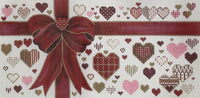 Red Ribbon With Hearts
