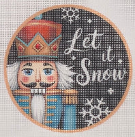 Let ti Snow Nutcracker Round (print)
