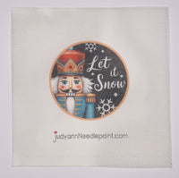 Let ti Snow Nutcracker Round (print)

