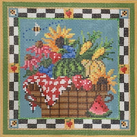 Summer's Bounty Basket with stitch guide