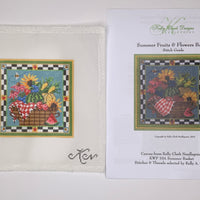 Summer's Bounty Basket with stitch guide