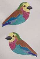 Lilac Breasted Roller 2 Sided Clip On
