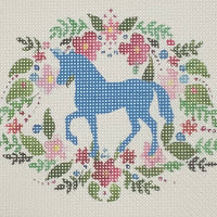 Unicorn Flowers (print)