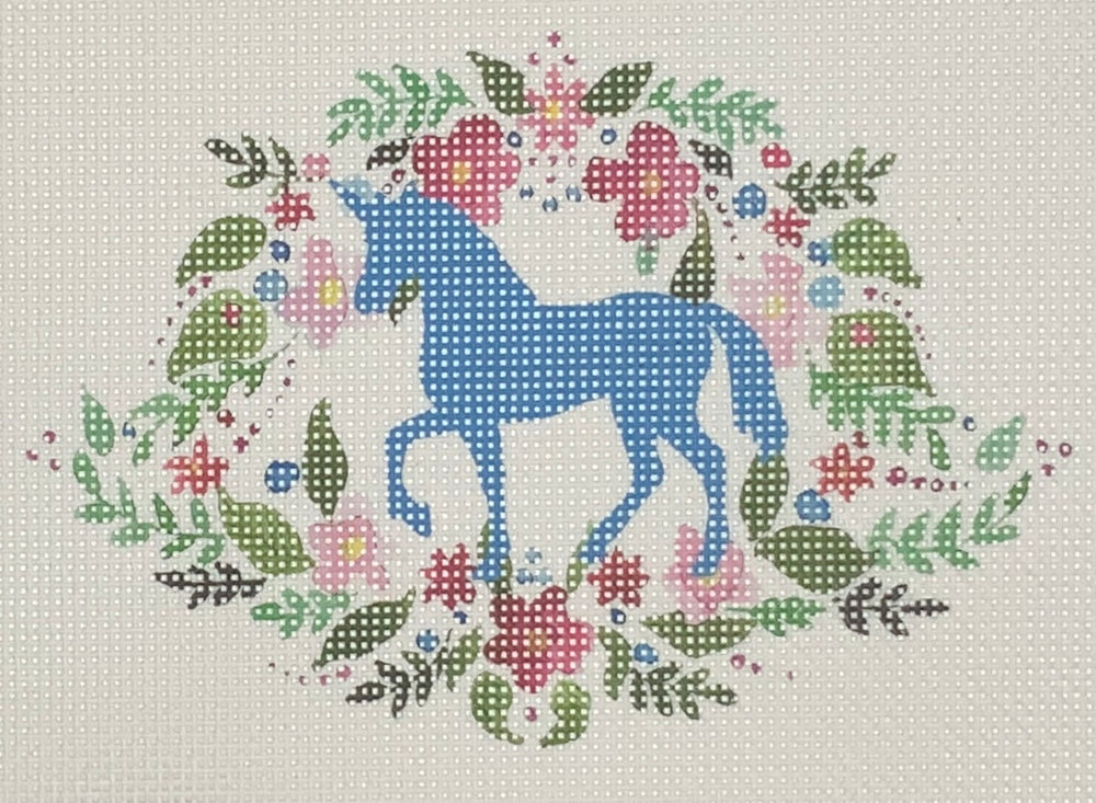 Unicorn Flowers (print)