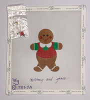 Red Vest Gingerbread Boy
