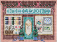 Christmas Village Needlepoint Shop

