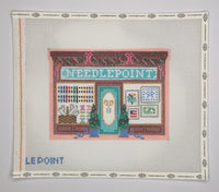 Christmas Village Needlepoint Shop
