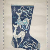 Prancing Reindeer Stocking