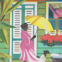 Island Lady with Goat