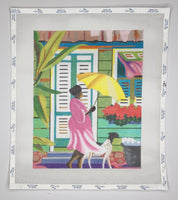 Island Lady with Goat
