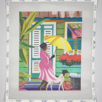 Island Lady with Goat