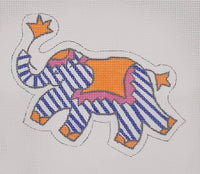 Mini Elephant - Periwinkle Stripes
