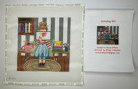 Stitching Girl with stitch guide
