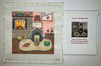 Stitching Girl  - Winter with stitch guide
