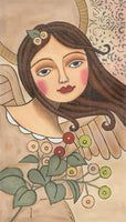 Angel with Flowers
