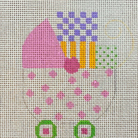 Girl's Pram with stitch guide