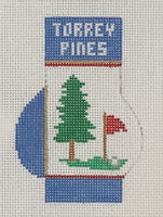 Torrey Pines Golf Bag Ornament
