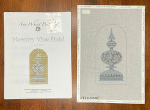 Mercury Vine Finial with stitch guide