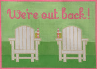 We're Out Back  - Green
