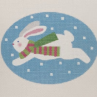 Jumping Bunny Green/Pink Scarf