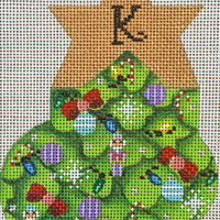 Christmas Tree Mini Sock - K