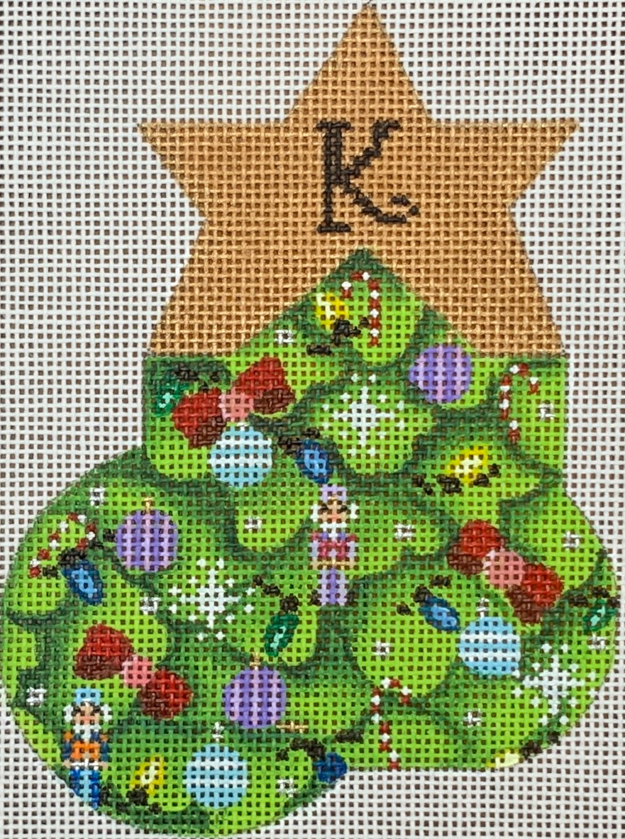 Christmas Tree Mini Sock - K