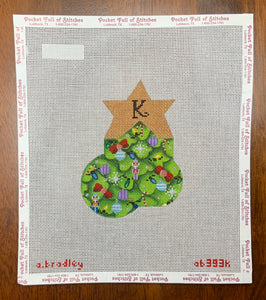 Christmas Tree Mini Sock - K
