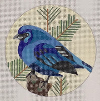 Blue Bunting Ornament
