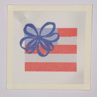 American Flag with Bow (print)
