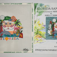 Florida Santa Head with stitch guide