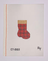 Houndstooth Micro Sock
