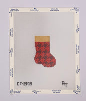 Houndstooth Micro Sock
