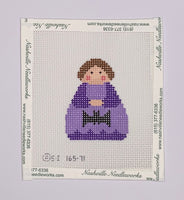 Purple Angel with Bat
