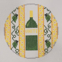 A Bottle of White Wine Round