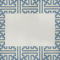 Blue / Cream Fretwork Frame