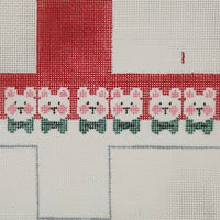 White Teddies Cube Ornament