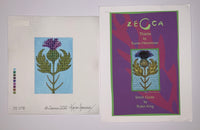 Thistle with stitch guide
