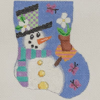 May Snowman Mini Sock