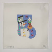 May Snowman Mini Sock