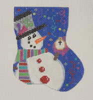 January Snowman Mini Sock
