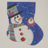January Snowman Mini Sock