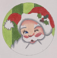 Santa Green Background
